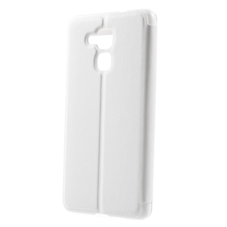 Window View Slim Leather Cover for Huawei Honor 5c / GT3 - White-2