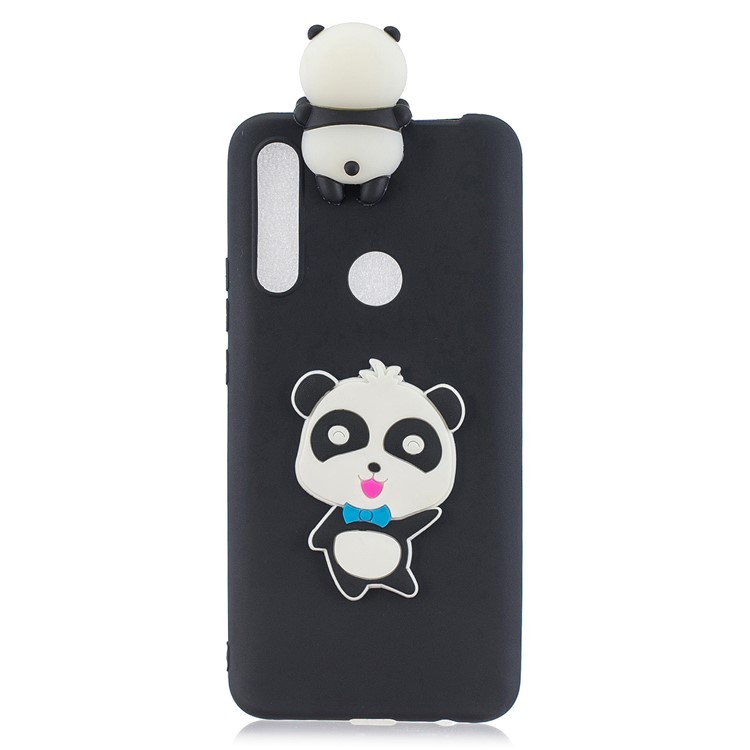 3D Animal Printing TPU Back Case for Huawei P Smart Z - Panda Say Hello-3