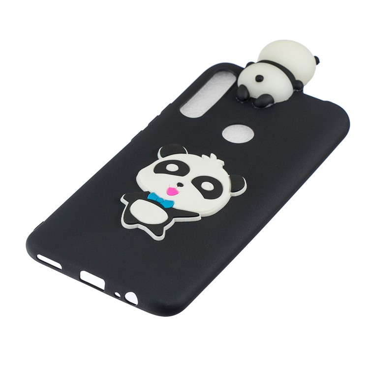 3D Animal Printing TPU Back Case for Huawei P Smart Z - Panda Say Hello-4