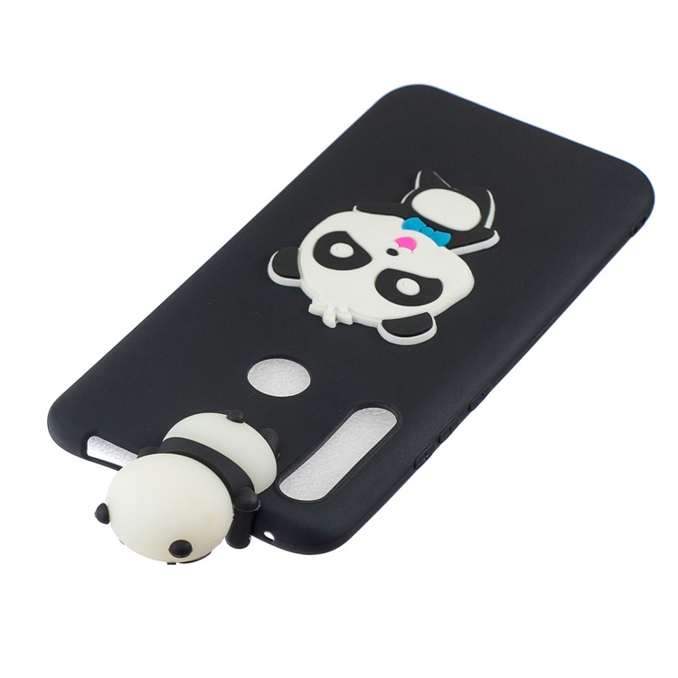 3D Animal Printing TPU Back Case for Huawei P Smart Z - Panda Say Hello-5