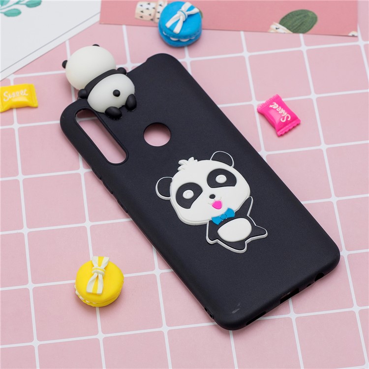 3D Animal Printing TPU Back Case for Huawei P Smart Z - Panda Say Hello-7