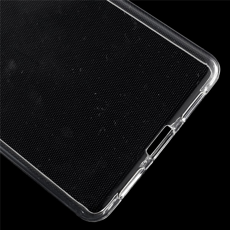 Slim Glossy TPU Case Cover for Huawei P9 Lite - Transparent-6