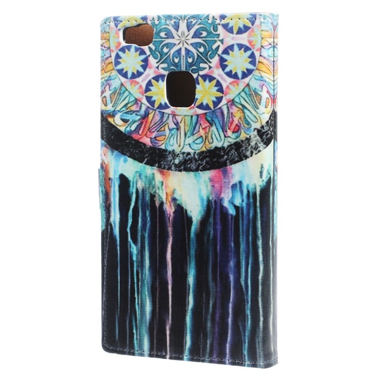 Leather Stand Card Slot Case for Huawei P9 Lite/G9 Lite - Tribal Dreamcatcher-2