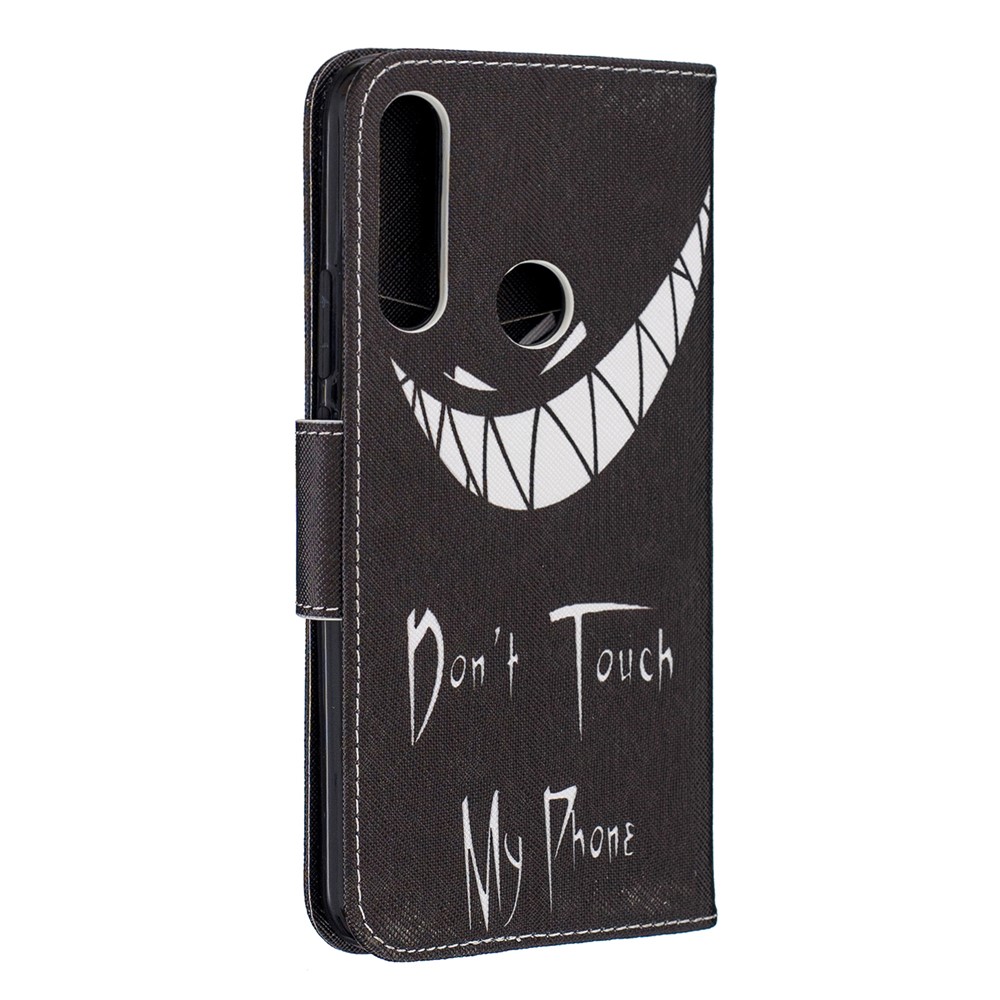 Pattern Printing PU Leather Flip Stand Cell Phone Shell for Huawei P Smart Z - Do not Touch My Phone-3