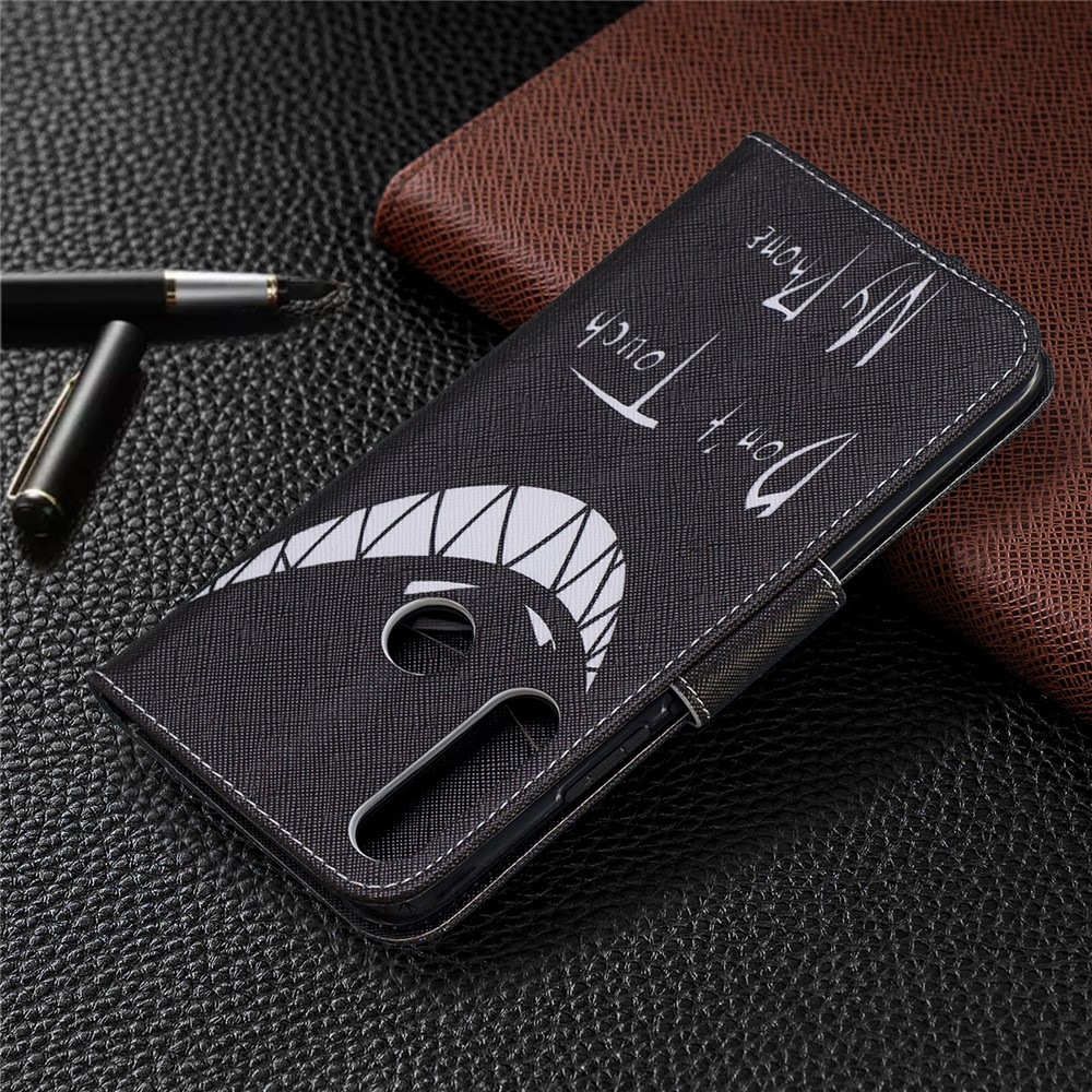 Pattern Printing PU Leather Flip Stand Cell Phone Shell for Huawei P Smart Z - Do not Touch My Phone-8