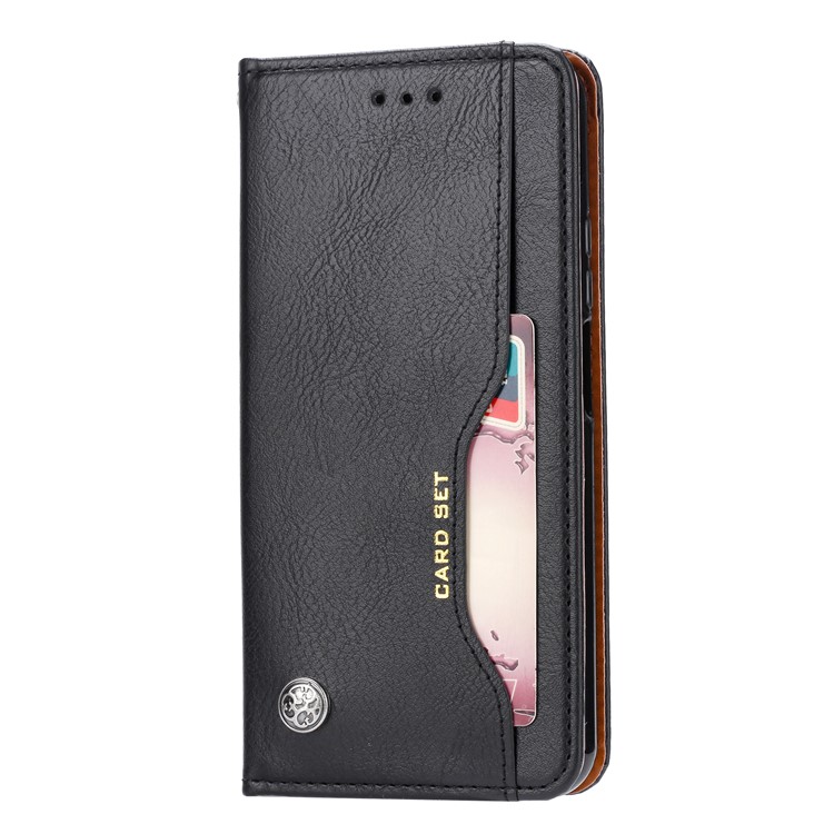 PU Leather Auto-absorbed Protective Mobile Phone Case for Huawei P20 lite (2019) / nova 5i - Black-2