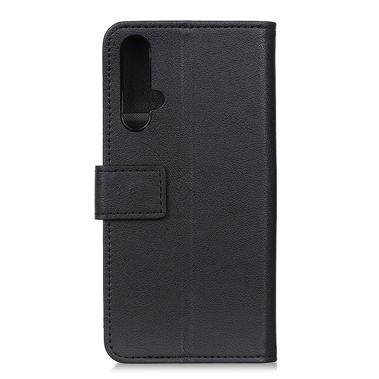 Wallet PU Leather + TPU Stand Case for Huawei nova 5/nova 5 Pro - Black-2