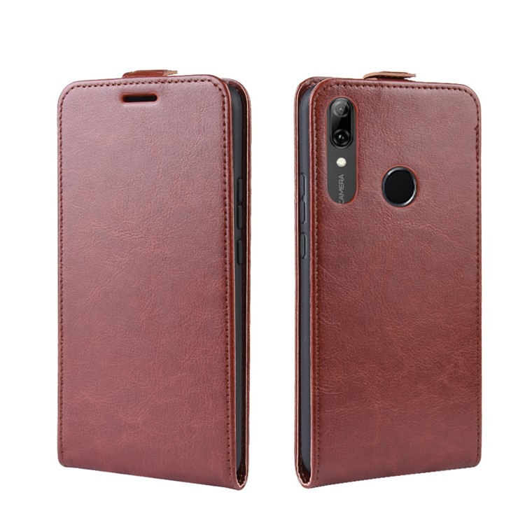 Crazy Horse Texture Leather Protection Case for Huawei P Smart Z / Y9 Prime 2019 / nova 5i - Brown-8