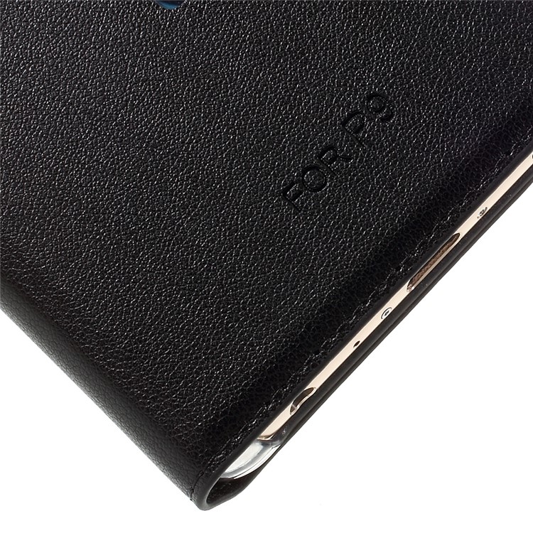 Wake / Sleep View Window Leather Protective Case for Huawei P9 - Black-8