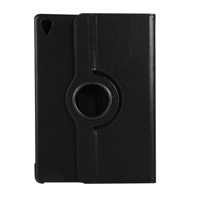 ENKAY Litchi Texture 360 Degree Rotating Stand PU Leather Tablet Case for Huawei MediaPad M6 10.8-inch - Black-3