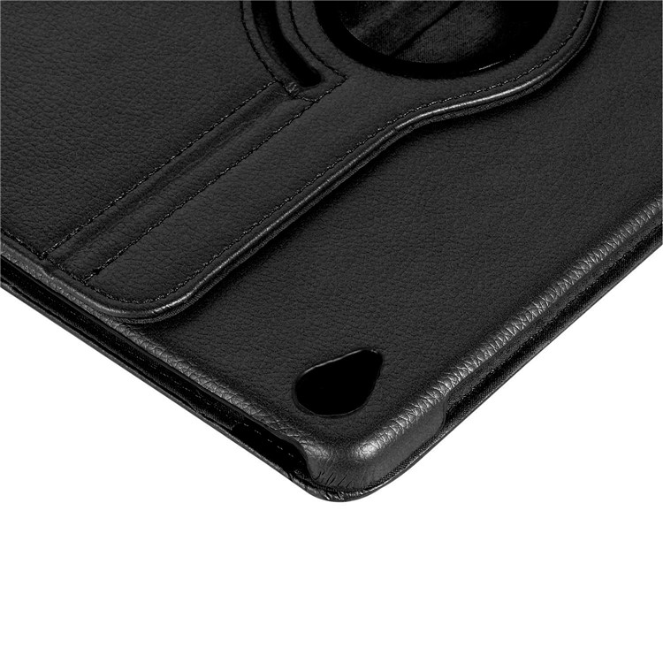 ENKAY Litchi Texture 360 Degree Rotating Stand PU Leather Tablet Case for Huawei MediaPad M6 10.8-inch - Black-7