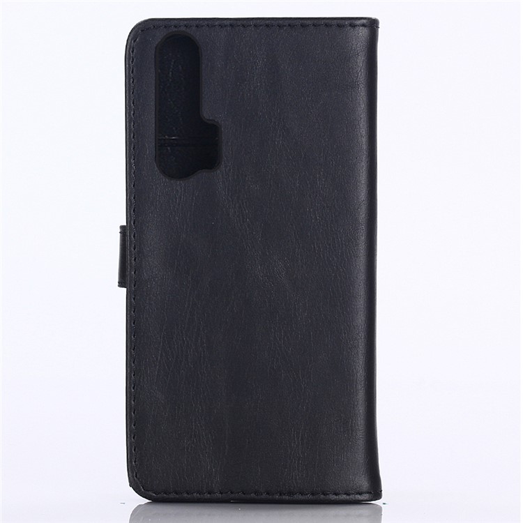 Retro Style Stand Wallet Leather Phone Cover for Huawei Honor 20 Pro - Black-2