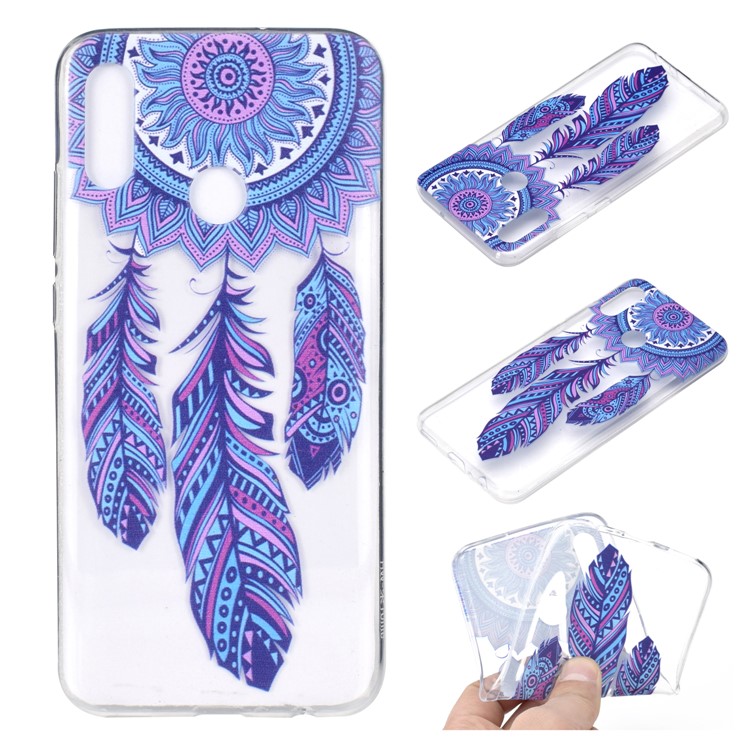 Pattern Printing TPU Cell Phone Cover for Huawei Y9 (2019) / Enjoy 9 Plus - Dream Catcher-1