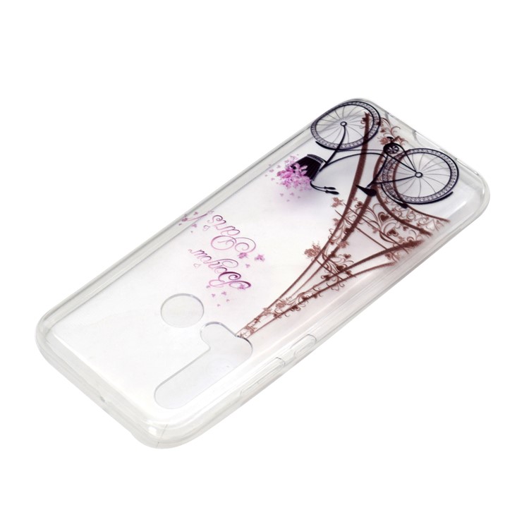 Pattern Printing TPU Case for Huawei P20 lite (2019) / nova 5i - Eiffel Tower and Bicycle-4