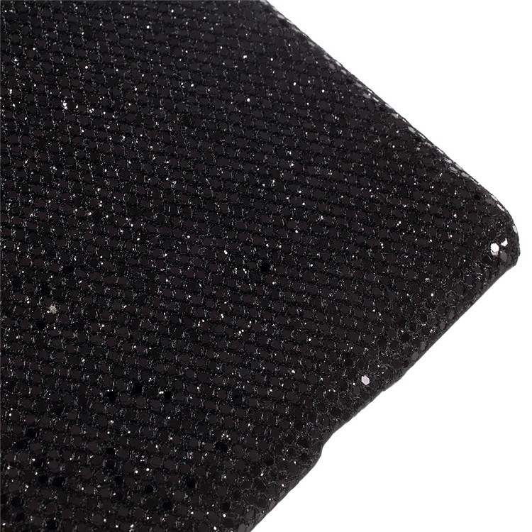 Glitter Sequins Leather Coated PC Protective Case for Huawei P9 Lite / G9 Lite - Black-5