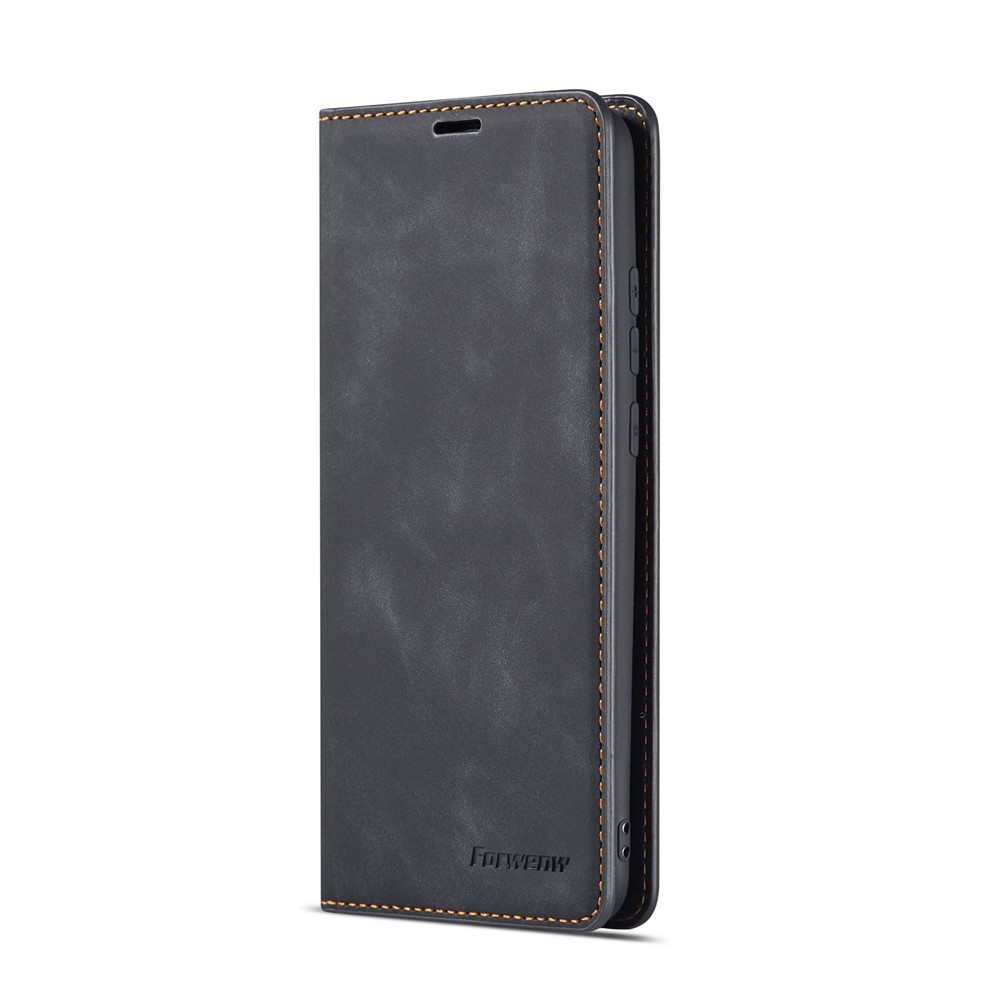 FORWENW Leather Wallet Case for Huawei P Smart Plus 2019 / Enjoy 9s - Black-2