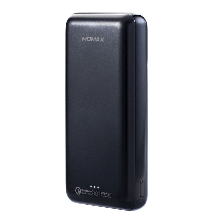 MOMAX 20000mAh 18W Power Bank Portable Charger PD&QC3.0 Quick Charge - Black-4