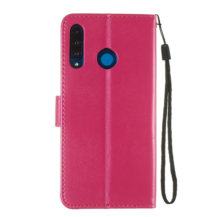Wallet Leather Stand Case for Huawei P30 Lite / nova 4e - Rose-6