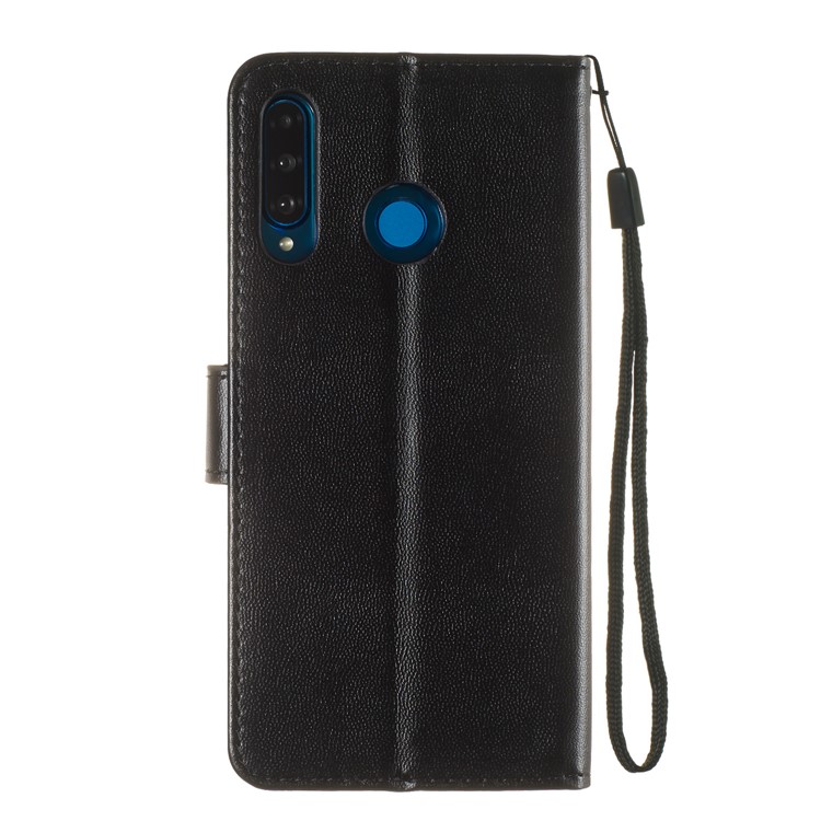 Кошелек Кожаный Чехол-подставка Для Huawei P30 Lite / нова 4е - Черный-6