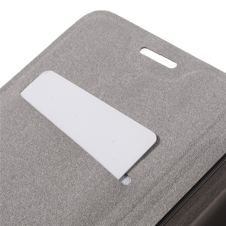 Cross Pattern Two-color Leather Stand Case for Huawei Y6 Pro / Enjoy 5 - Black-8