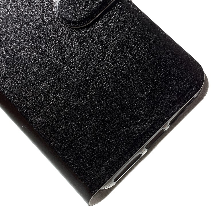Crazy Horse Leather Case for Huawei Y6 Pro / Enjoy 5 with Built-in Steel Sheet - Black-10