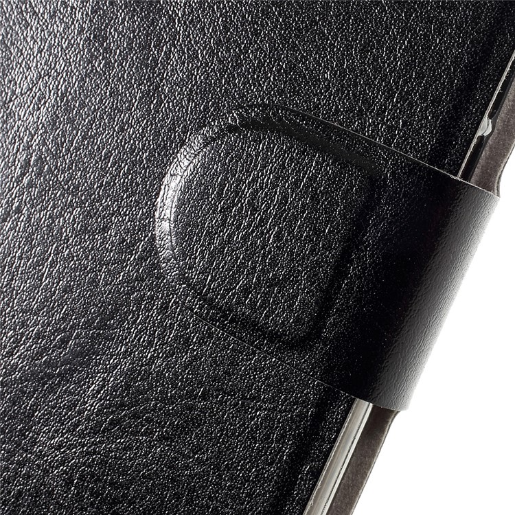 Crazy Horse Leather Case for Huawei Y6 Pro / Enjoy 5 with Built-in Steel Sheet - Black-9