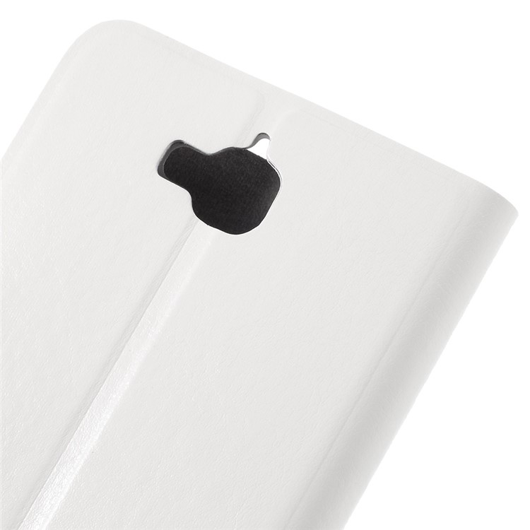 Crazy Horse Card Holder Leather Cover for Huawei Y6 Pro / Enjoy 5 - White-11
