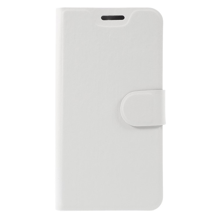Crazy Horse Card Holder Leather Cover for Huawei Y6 Pro / Enjoy 5 - White-3