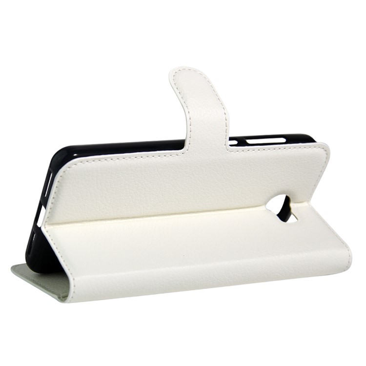 Lychee Skin Wallet Leather Stand Cover for Huawei Y5II / Y5II - White-5