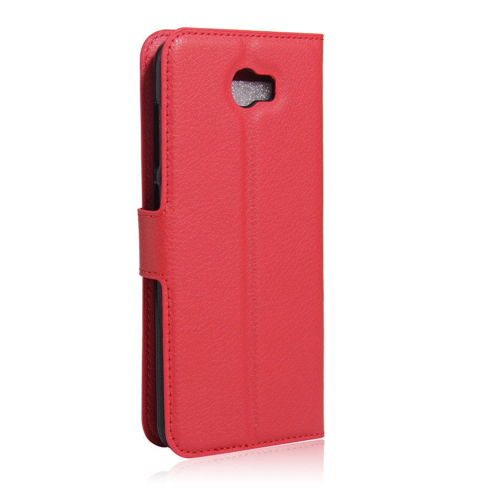 Lychee Skin Wallet Leather Phone Case for Huawei Y5II / Y5II - Red-2