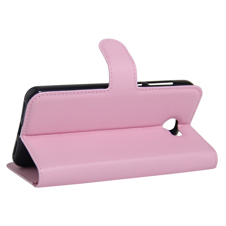 Lychee Skin Magnetic Leather Stand Cover for Huawei Y5II / Y5II - Pink-5