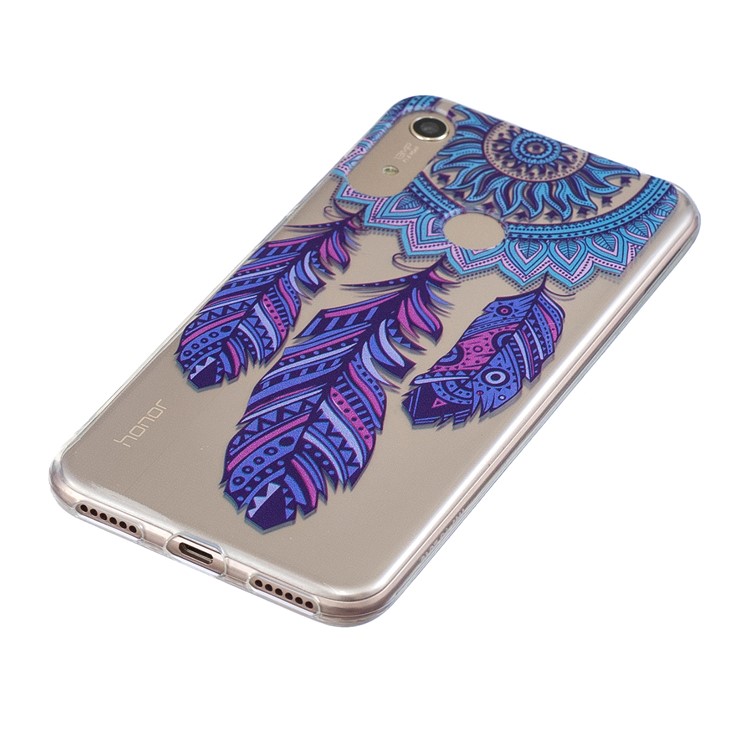 Padrão De Impressão Em TPU Para Huawei Y6 (2019, Com Sensor De Impressão Digital) / Y6 Principal (2019) / Y6 Pro (2019) / Honra 8A / Aproveite 9e - Apanhador De Sonhos-2