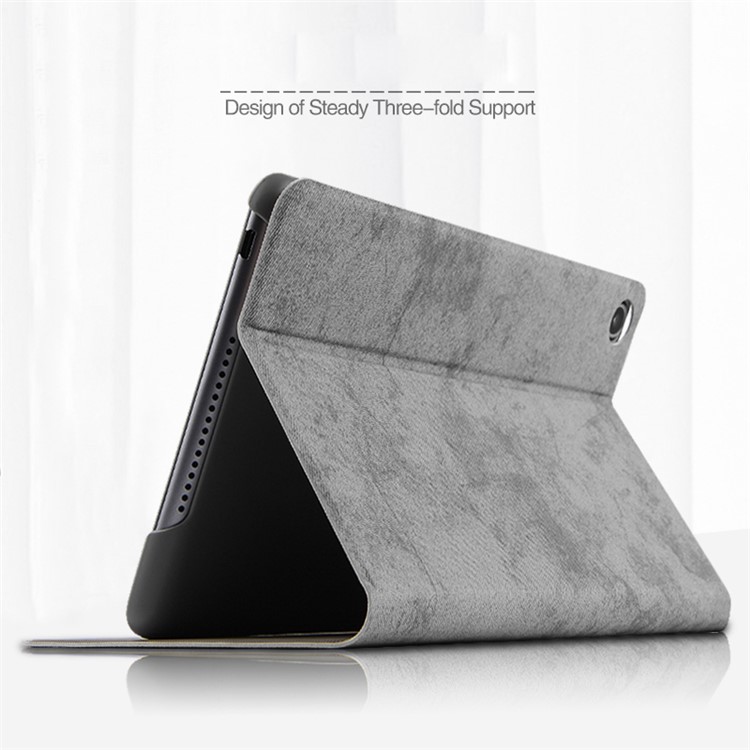 Ultra-thin Deer Pattern PU Leather + PC Tablet Protective Cover for Huawei MediaPad M6 10.8-inch - Grey-7