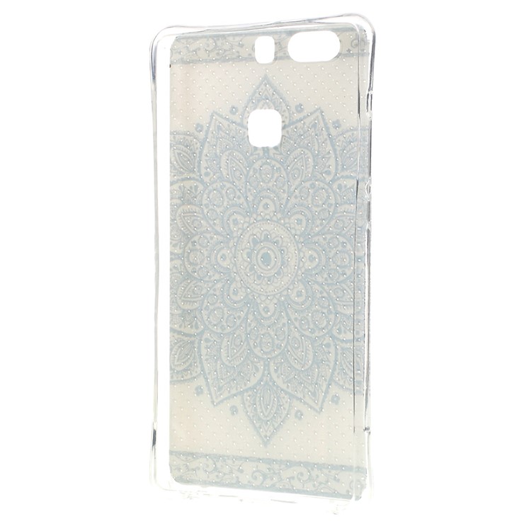 Air Cushion TPU Drop Protection Cover for Huawei P9 Plus - Mandala Flower-4