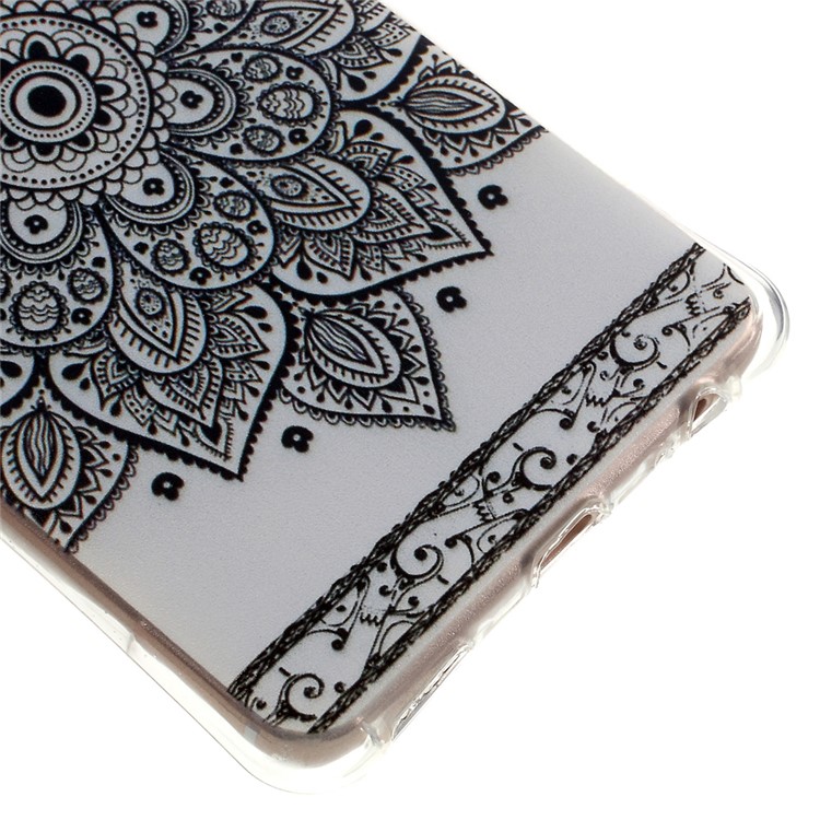 Air Cushion TPU Drop Protection Cover for Huawei P9 Plus - Mandala Flower-6