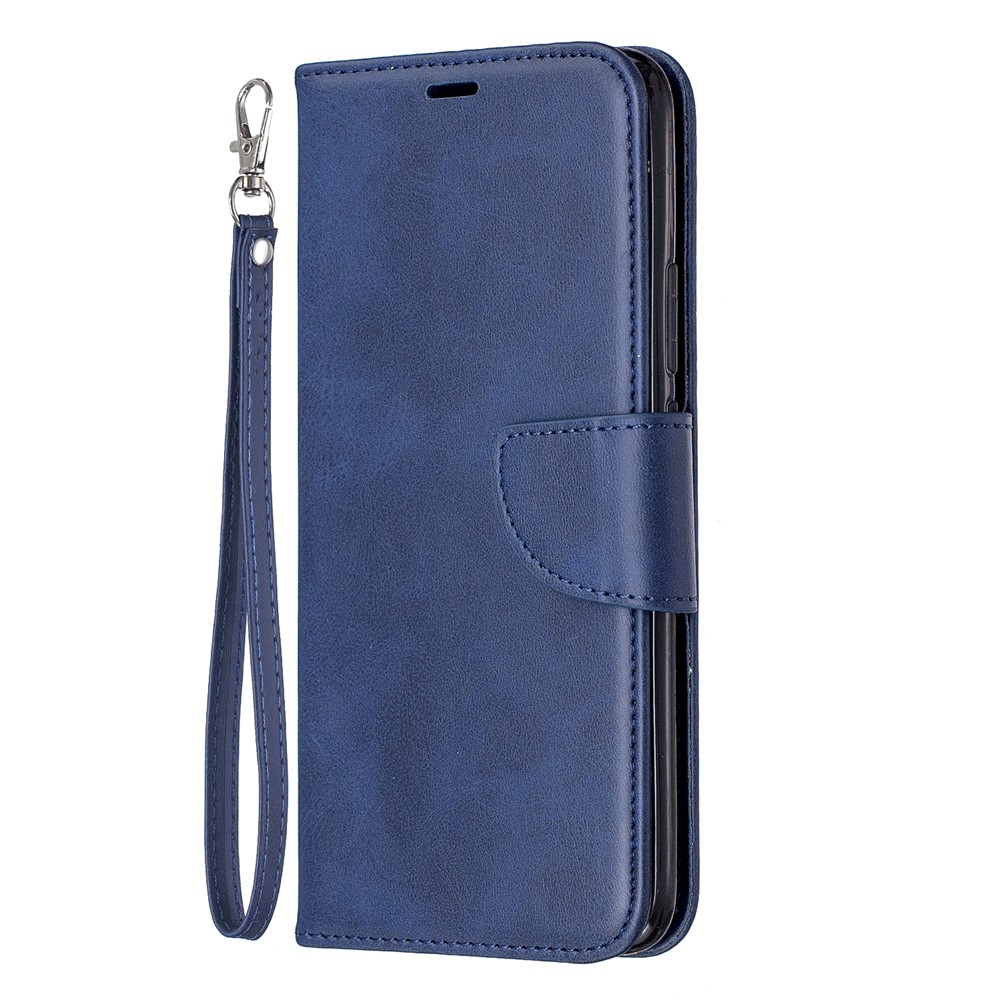 pu Leather Wallet Stand Téléphone Couverture Pour Huawei Honor 9x (global) / P Smart Z / Y9 Prime 2019 / Profitez de 10 Plus - Bleu