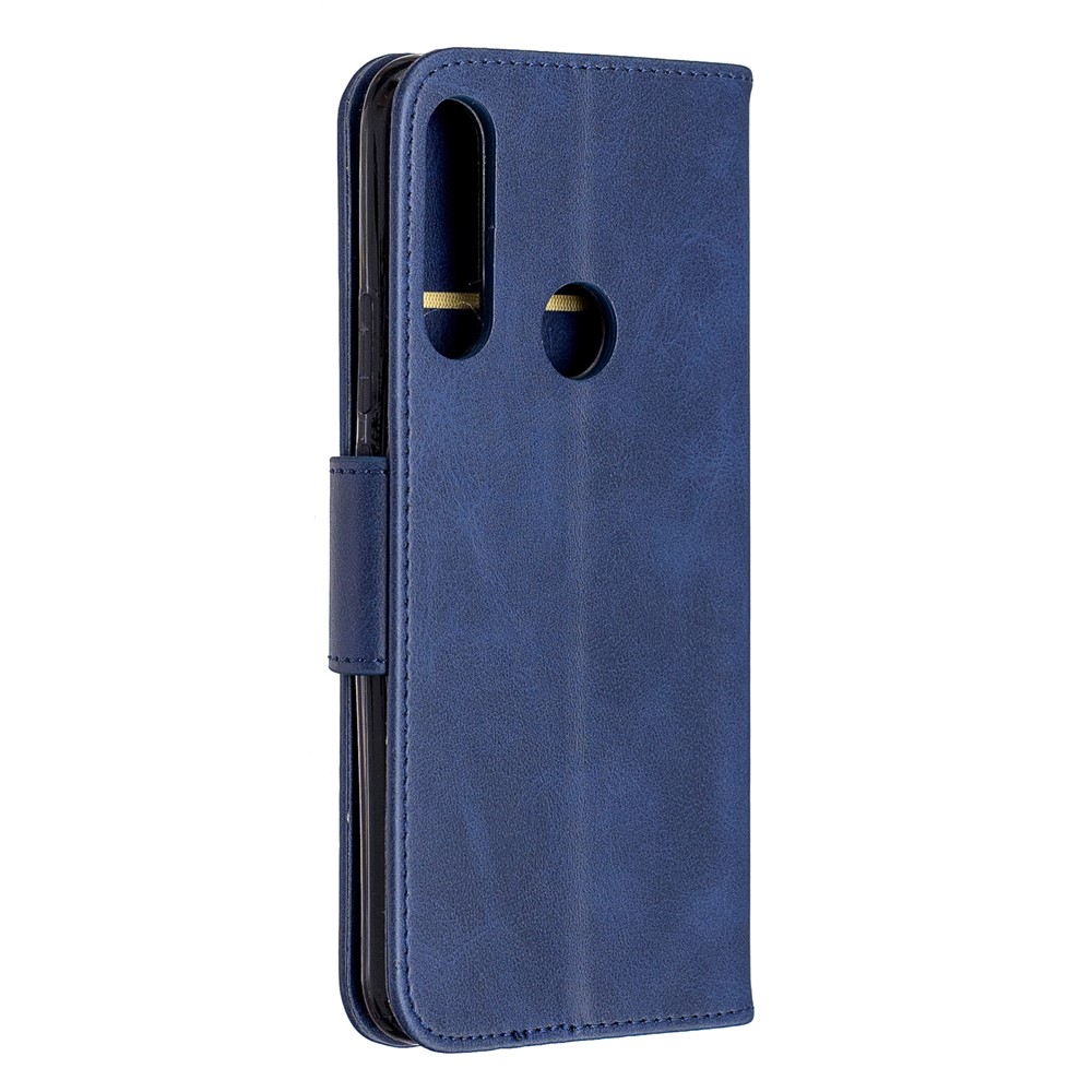 PU Leather Wallet Stand Phone Cover for Huawei P Smart Z / Y9 Prime 2019 - Blue-3