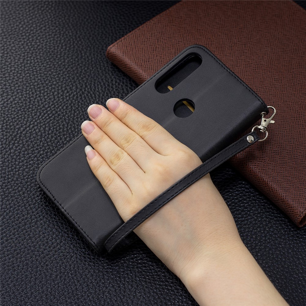 PU Leather Wallet Stand Phone Cover for Huawei Honor 9X (Global)/ P Smart Z / Y9 Prime 2019 / Enjoy 10 Plus - Black-9