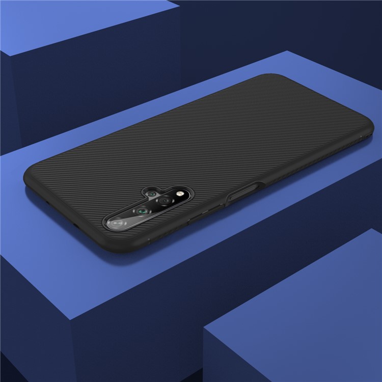 LENUO Twill Texture TPU Case for Huawei Honor 20 - Black-8