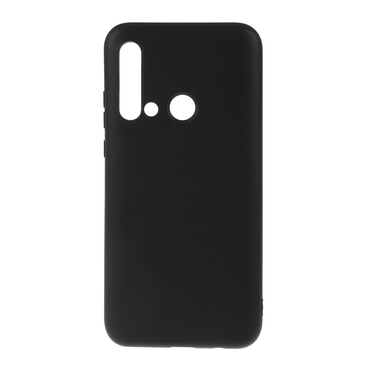 All Wrapped Back and Edges Liquid Silicone Case for Huawei nova 5 - Black-1