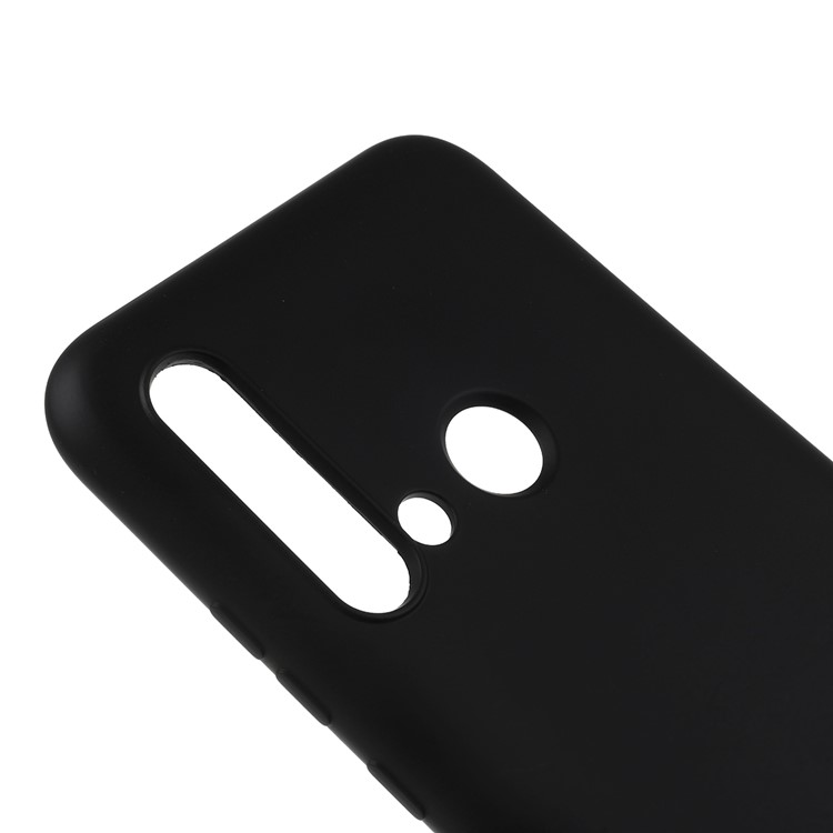 All Wrapped Back and Edges Liquid Silicone Case for Huawei nova 5 - Black-4
