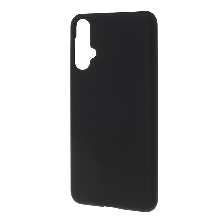 Rubberized PC Protective Back Case for Huawei nova 5 - Black-2