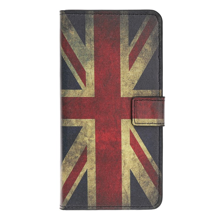 Pattern Printing Leather Wallet Case for Huawei P20 lite (2019) / nova 5i - Retro UK Flag-3