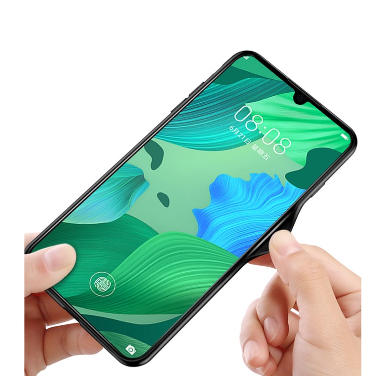 TPU Rand Acryl Zurück Handygehäuse Für Huawei Nova 5 - Schwarz-7