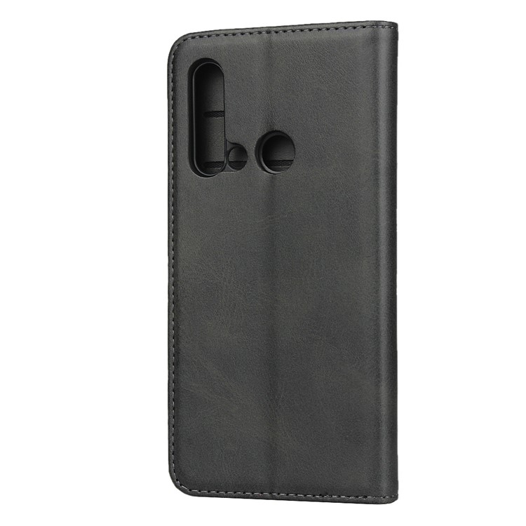 Auto-absorbed Leather Wallet Stand Shell Cover for Huawei nova 5i / P20 lite (2019) - Black-3