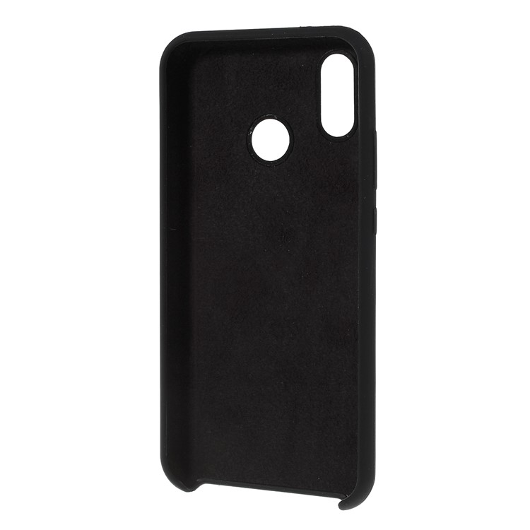 Soft Liquid Silicone Mobile Cover for Huawei P20 Lite (2018) / Nova 3e (China) - Black-3