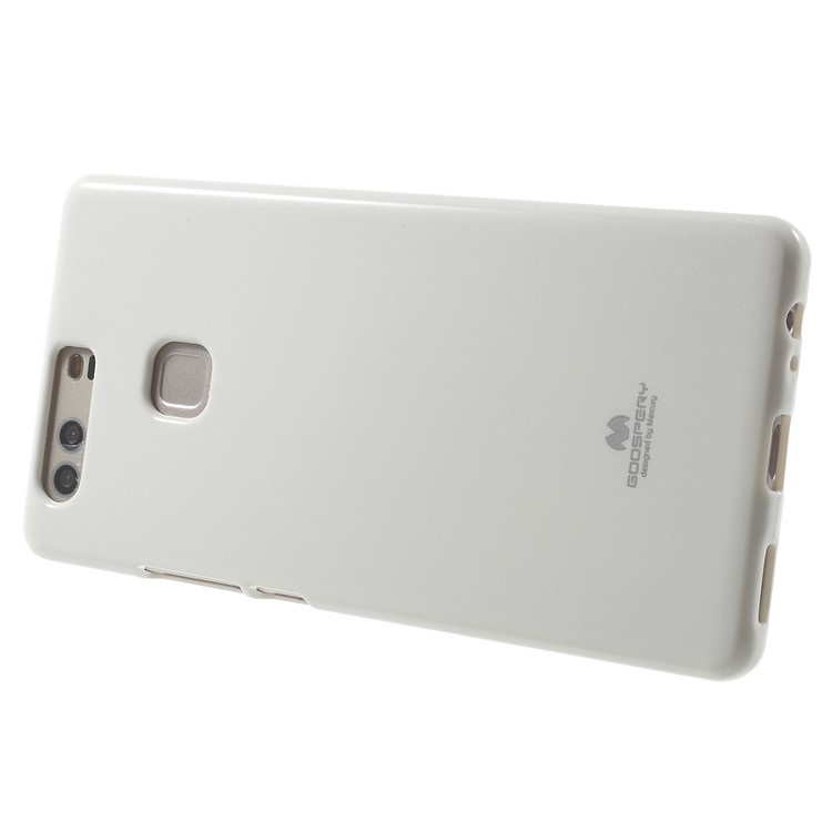 MERCURY GOOSPERY for Huawei P9 Plus Glitter Powder TPU Cover - White-3