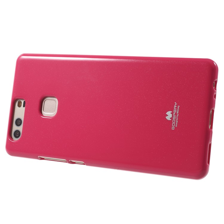 MERCURY GOOSPERY for Huawei P9 Plus Glitter Powder TPU Shell - Rose-3