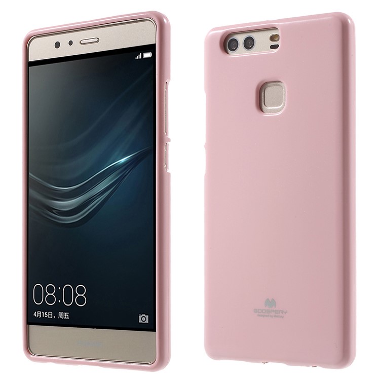 MERCURY GOOSPERY for Huawei P9 Plus Glitter Powder TPU Gel Case - Pink-1