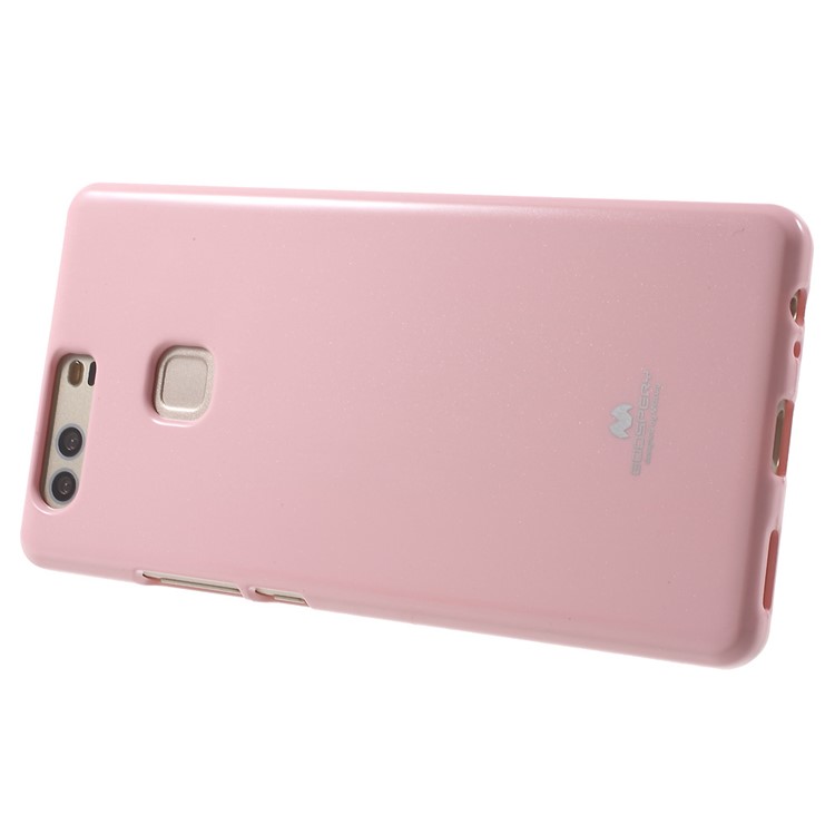 MERCURY GOOSPERY for Huawei P9 Plus Glitter Powder TPU Gel Case - Pink-3